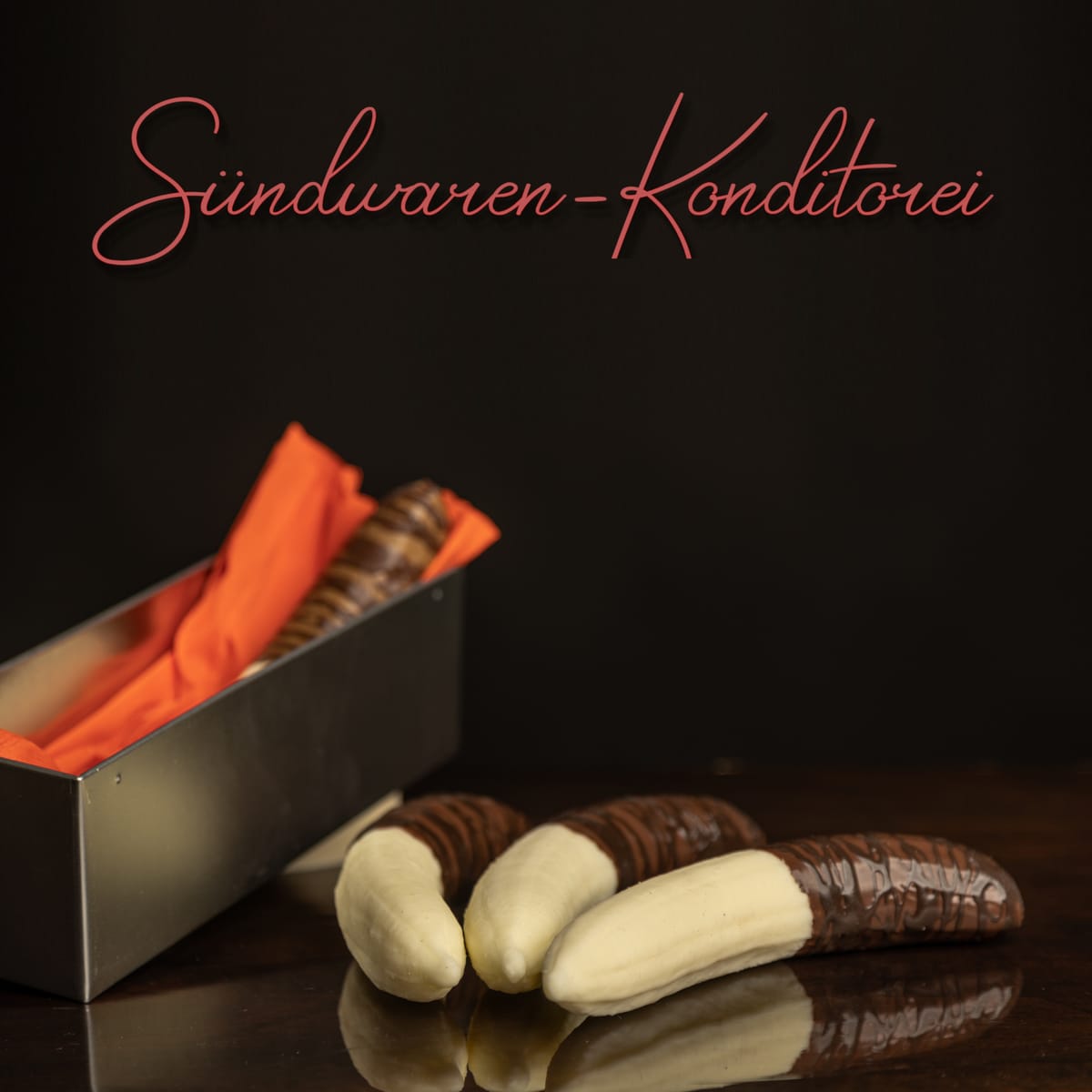 Chocolate Banana - handmade Custom Silicone Dildo by Suendwaren-Konditorei
