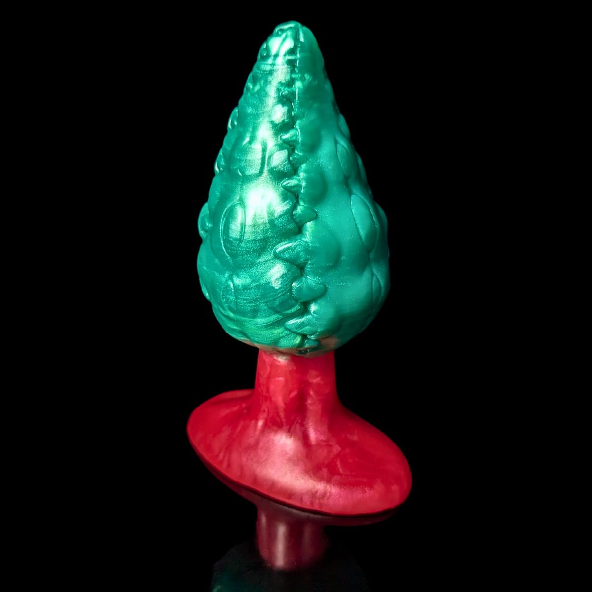 Audrey, Seymour's Bane | Split Color | Ribbed Plant Type Butt Plug