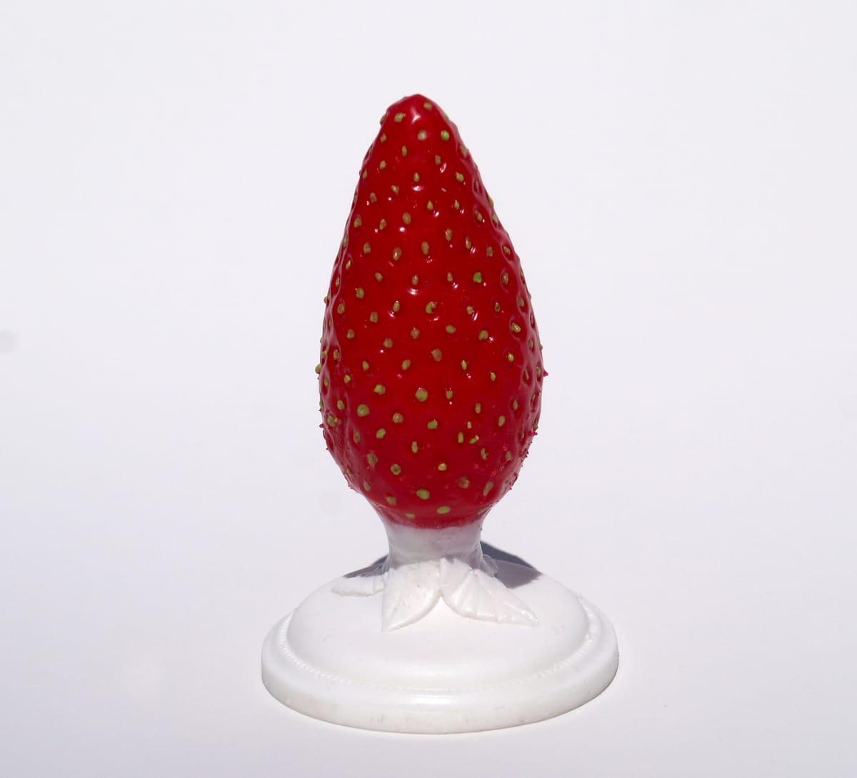 Strawberry feels forever - handcrafted silicone butt plug