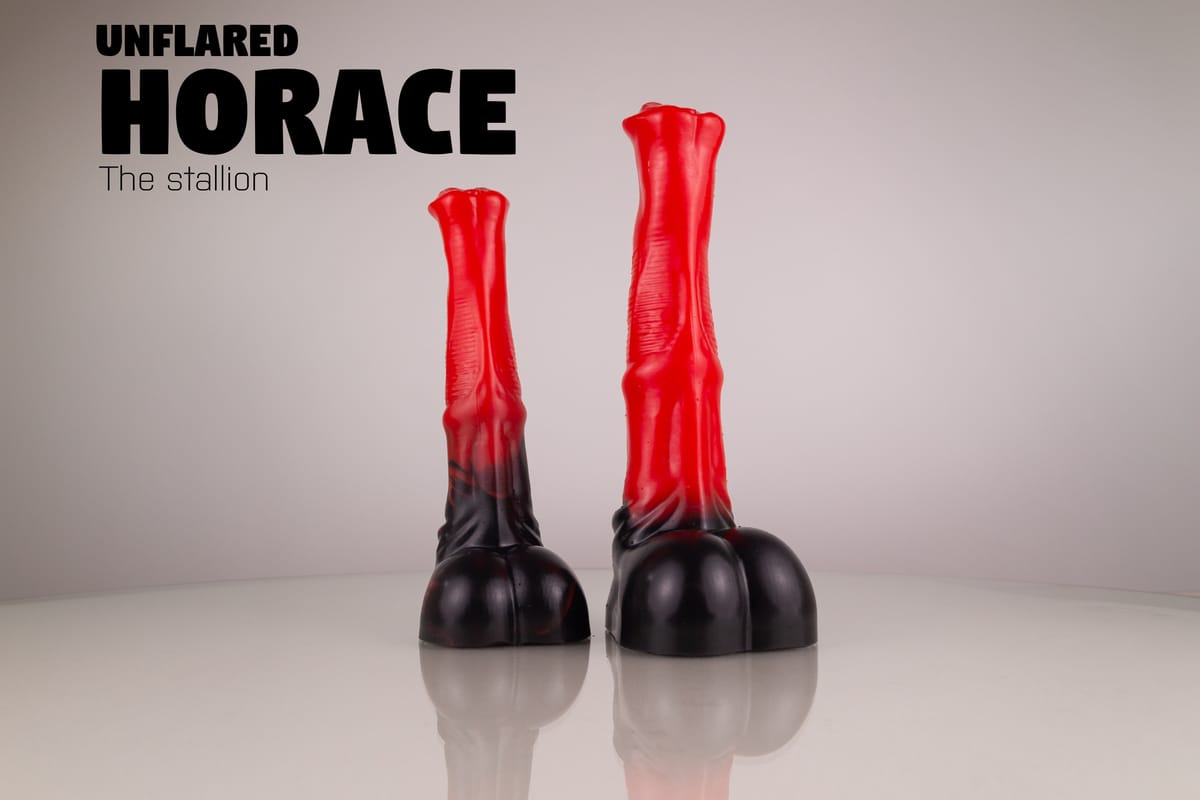 Unflared Horace the Stallion - Silicone horse dildo