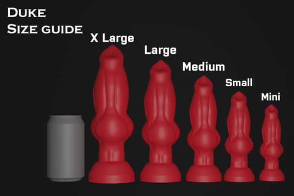 Duke the Wolf – Knotted silicone wolf dildo