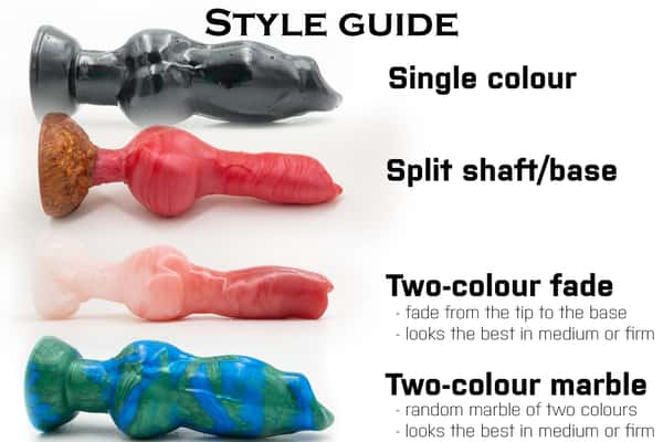 Charlie the Canine – Knotted canine silicone dildo