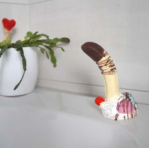 Bananasplit - handmade suction cup dildo from Sündwaren-Konditorei