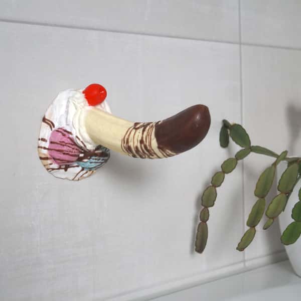 Bananasplit - handmade suction cup dildo from Sündwaren-Konditorei