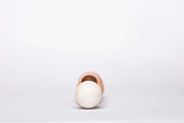 Ballerina well balanced - Bianca -, handmade custom silicone dildo with extra suction cup