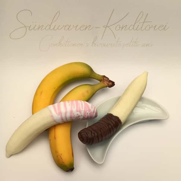 Chocolate Banana - handmade Custom Silicone Dildo by Suendwaren-Konditorei