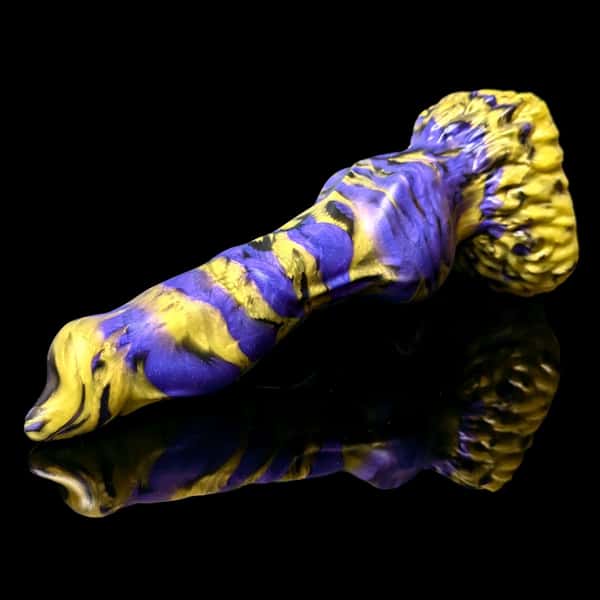 Cerberus, Hound of Hades | Marble Color | Canine Style Knotted Dildo