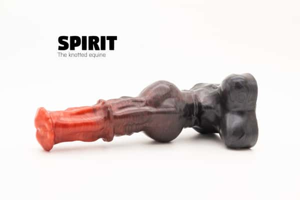 Spirit the Equine – Knotted silicone fantasy horse dildo