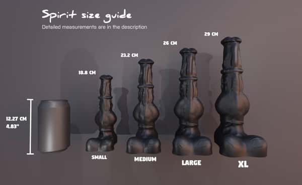 Spirit the Equine – Knotted silicone fantasy horse dildo