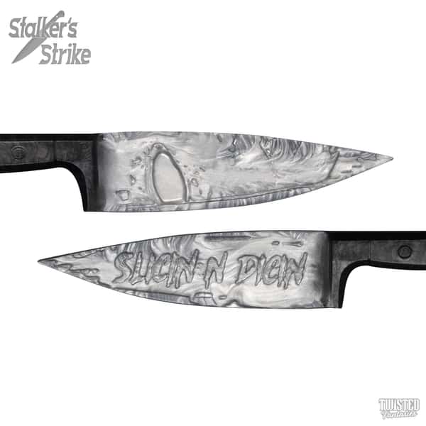 Stalker’s Strike the Spanking Paddle - UV Orange and Burgundy