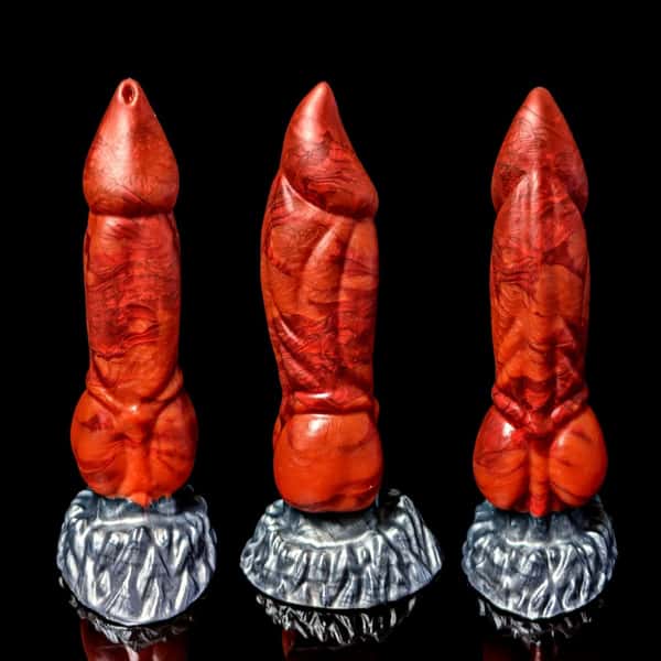 Uldred, Elder Dragon | Split Color | Dragon Style Knotted Dildo