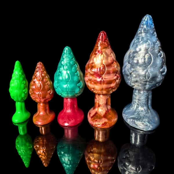 Audrey, Seymour's Bane | Solid Color | Ribbed Plant Type Butt Plug