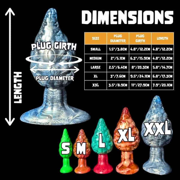 Audrey, Seymour's Bane | Blend Color | Ribbed Plant Type Butt Plug