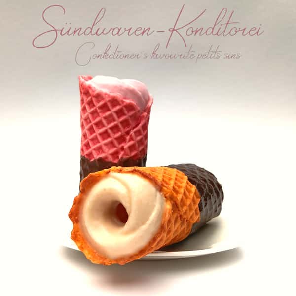 Waffle fun - handmade Silicone stroker from Suendwaren-Konditorei