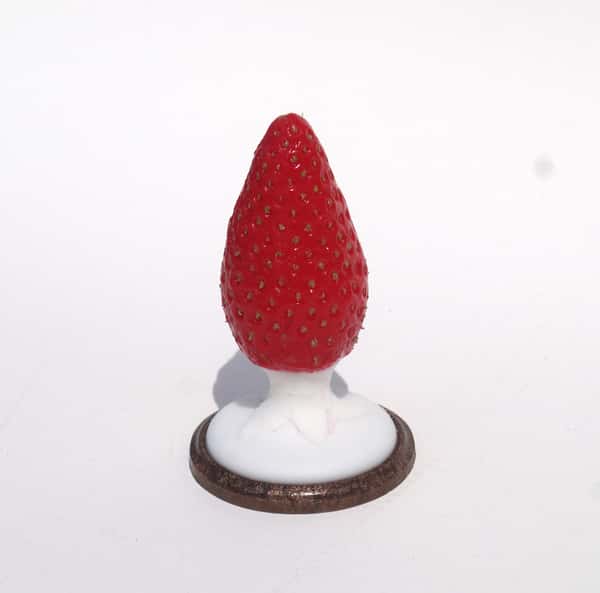 Strawberry feels forever - handcrafted silicone butt plug