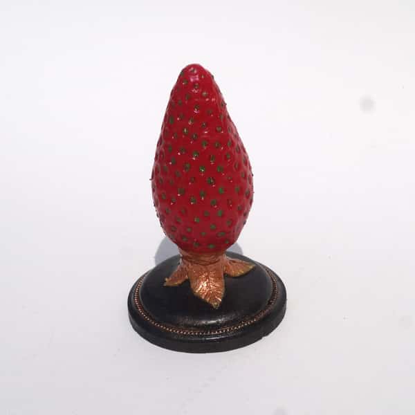 Strawberry feels forever - handcrafted silicone butt plug