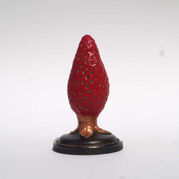Strawberry feels forever - handcrafted silicone butt plug
