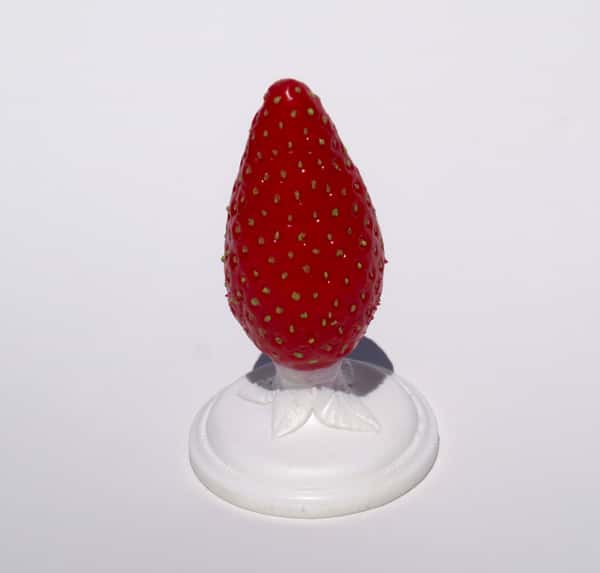 Strawberry feels forever - handcrafted silicone butt plug