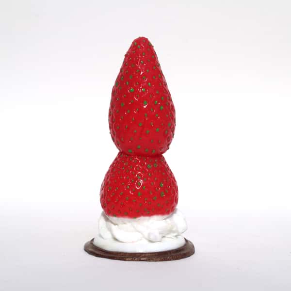 Strawberry feels forever - handcrafted and handpainted Siliconedildo from Suendwaren-Konditorei