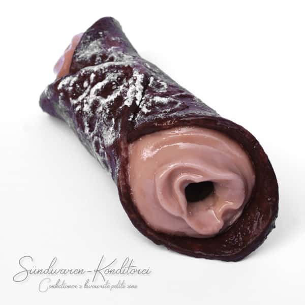 Cannolo chocolate - supersoft, handmade Siliconestroker from Sündwaren-Konditorei