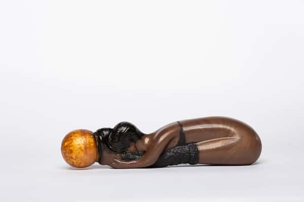 Ballerina well balanced, handmade custom silicone dildo with extra suction cup
