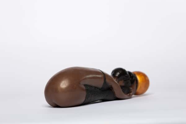 Ballerina well balanced, handmade custom silicone dildo with extra suction cup