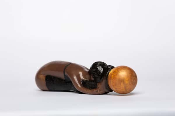 Ballerina well balanced, handmade custom silicone dildo with extra suction cup