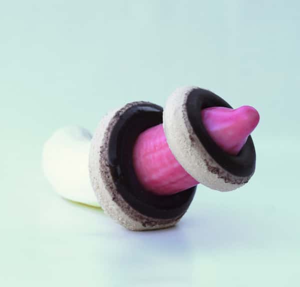 Doughnut supersoft, twinpack - handcrafted silicone Penisring by Suendwaren-Konditorei