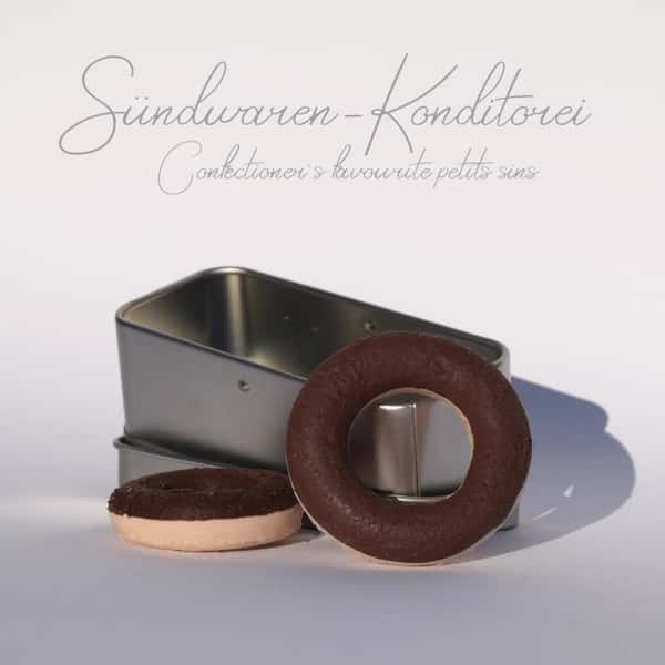 Doughnut, twinpack - handcrafted silicone Cockring by Suendwaren-Konditorei