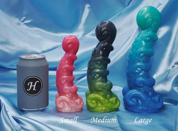 Charm - Abstract suction cup silicone dildo, customizable