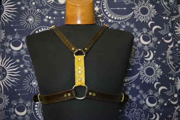 Handmade Leather Harness - Unique Creation.