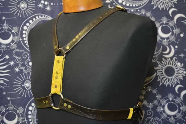Handmade Leather Harness - Unique Creation.
