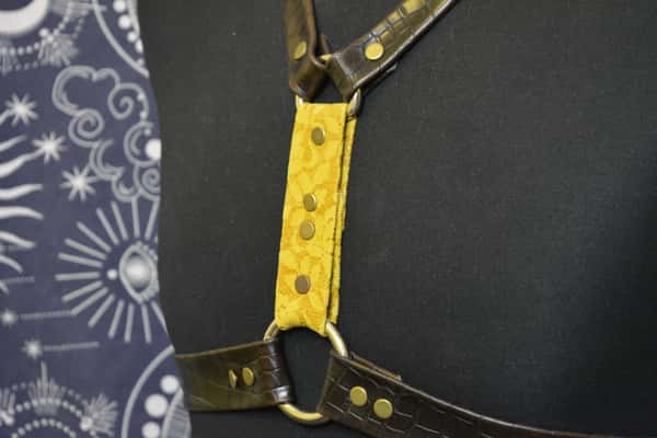 Handmade Leather Harness - Unique Creation.