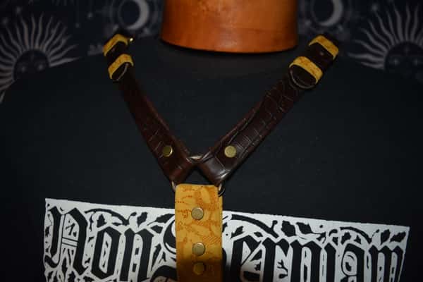 Handmade Leather Harness - Unique Creation.