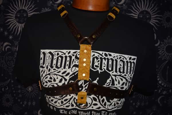 Handmade Leather Harness - Unique Creation.