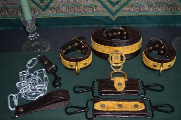Complete handmade BDSM kit.