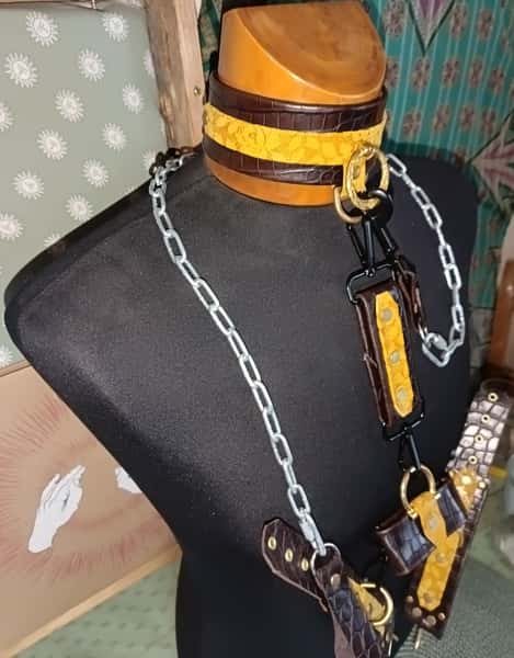 Complete handmade BDSM kit.