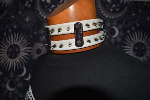 Leather Handmade Esthetic Choker.