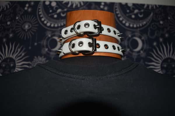 Leather Handmade Esthetic Choker.