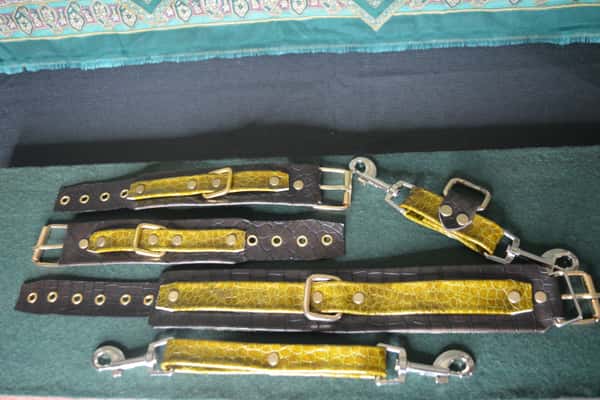 Complet Bdsm Kit, Full Leather, Handmade.