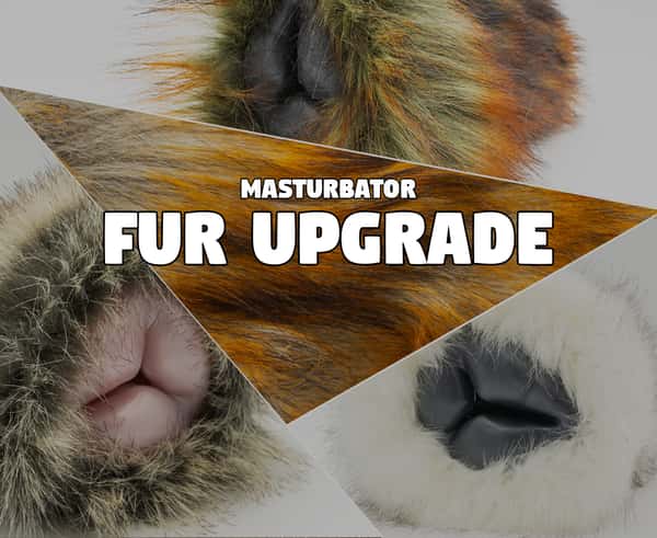 Faux fur upgrade – for our Luna masturbator