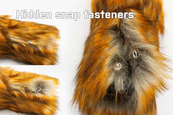 Faux fur upgrade – for our Luna masturbator