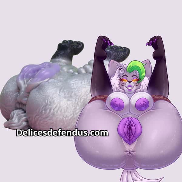 Roxanne, Bound Wolf – Furry Butt