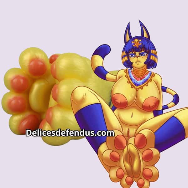 Ankha, Divine Paws – Furry Masturbator